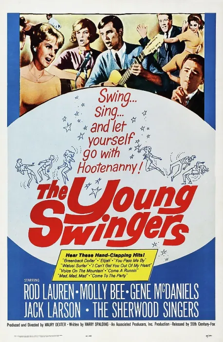 Framed Print : THE YOUNG SWINGERS, US poster art, 1963 Framed Print : THE YOUNG SWINGERS, US poster art, 1963