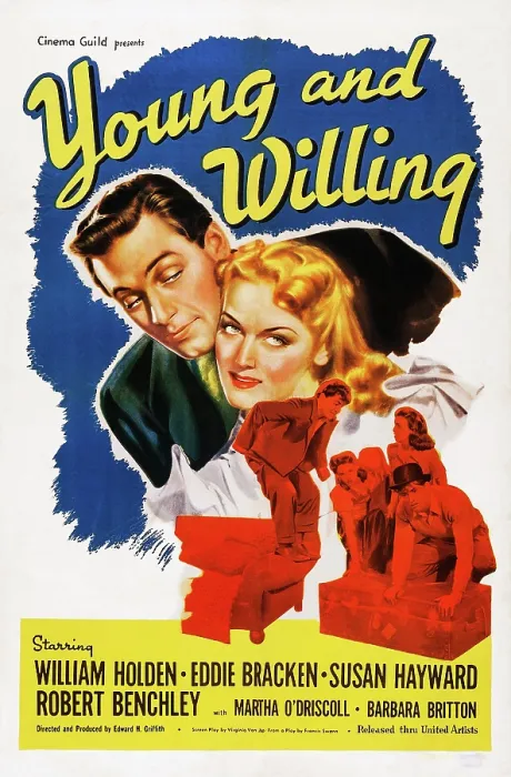 Framed Print : YOUNG AND WILLING, US poster, Eddie Bracken, Susan Hayward, 1943