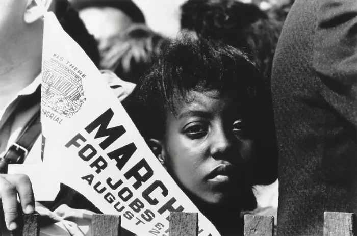 Framed Print : Young woman demonstrator at the March on Washington for Jobs and Freedom. August 28, 1963. (BSLOC_2014_13_127) Framed Print : Young woman demonstrator at the March on Washington for Jobs and Freedom. August 28, 1963. (BSLOC_2014_13_127)