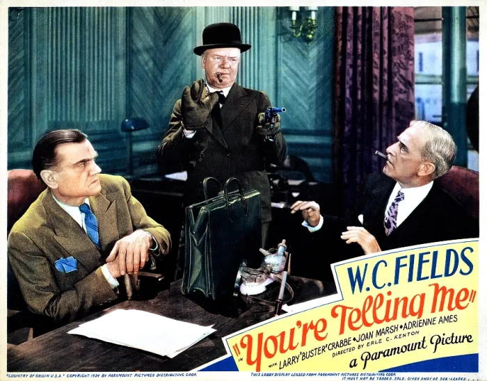 Framed Print : YOU'RE TELLING ME!, from center left, W.C. Fields, George Irving, 1934 Framed Print : YOU'RE TELLING ME!, from center left, W.C. Fields, George Irving, 1934