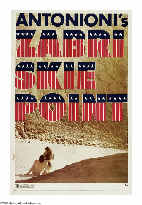 Framed Print : ZABRISKIE POINT, US poster, Mark Frechette, Daria Halprin, 1970