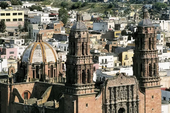 Framed Print : Zacatecas Cathedral. 1730-1760. MEXICO. ZACATECAS. Zacatecas. Cathedral. Churrigueresque style. Baroque art. - Iberfoto / Everett Collection (346425)**US SALES ONLY**