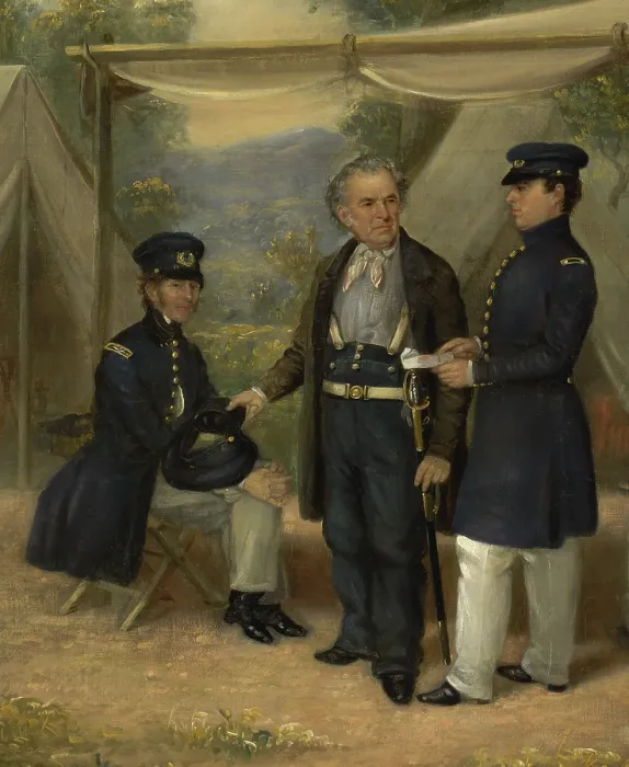 Framed Print : Zachary Taylor, the 12th President of the United States, served from 1849 to his death on July 9, 1850. General Zachary Taylor gained fame in the Mexican-American War