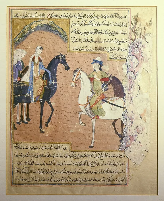 Framed Print : Zafar-Nameh (Book of the Victory). Epic poem written in couplets about the iranian history by the Persian poet Hamdollah Mostowfi (1281 - h. 1349). Persian art Framed Print : Zafar-Nameh (Book of the Victory). Epic poem written in couplets about the iranian history by the Persian poet Hamdollah Mostowfi (1281 - h. 1349). Persian art