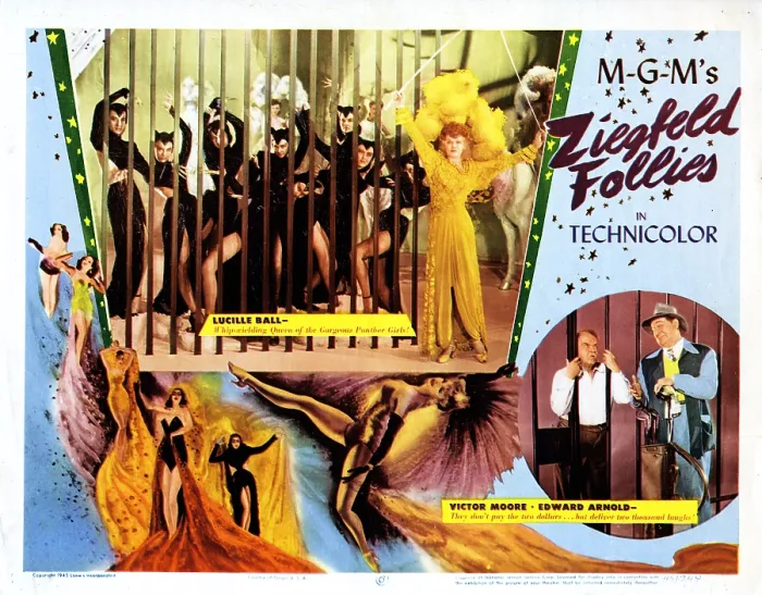 Framed Print : ZIEGFELD FOLLIES, top, right, Lucille Ball, bottom right, from left, Victor Moore, Edward Arnold, 1945 Framed Print : ZIEGFELD FOLLIES, top, right, Lucille Ball, bottom right, from left, Victor Moore, Edward Arnold, 1945