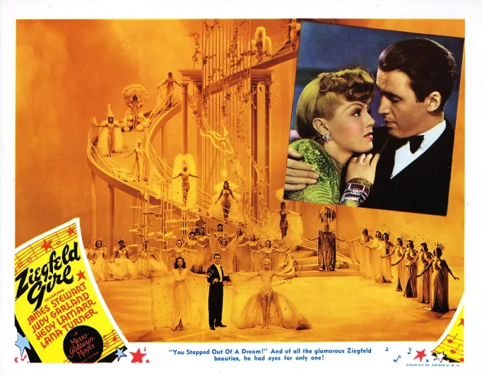 Framed Print : ZIEGFELD GIRL, from left, Lana Turner, James Stewart, 1941 Framed Print : ZIEGFELD GIRL, from left, Lana Turner, James Stewart, 1941