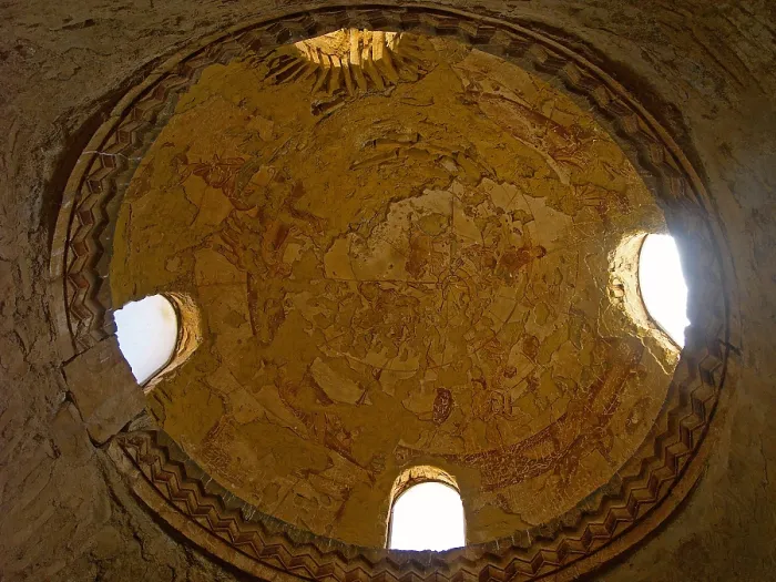 Framed Print : Zodiac, 711-743, 8th Century A.D. fresco - Jordan, Zarqa Governorate. Detail Framed Print : Zodiac, 711-743, 8th Century A.D. fresco - Jordan, Zarqa Governorate. Detail