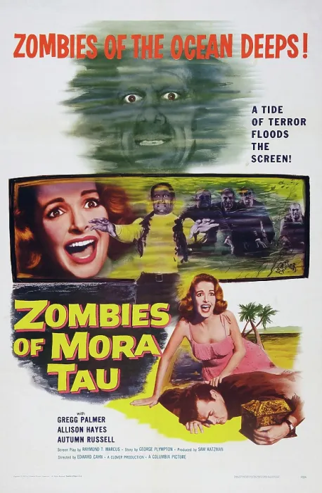 Framed Print : ZOMBIES OF MORA TAU, US poster art, Autumn Russell, Gregg Palmer, 1957 Framed Print : ZOMBIES OF MORA TAU, US poster art, Autumn Russell, Gregg Palmer, 1957
