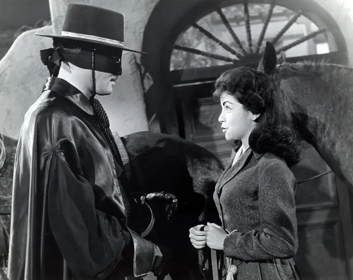 Framed Print : ZORRO, from left: Guy Williams, Annette Funicello, (Season 2, 1959 episode), 1957-1959 Framed Print : ZORRO, from left: Guy Williams, Annette Funicello, (Season 2, 1959 episode), 1957-1959