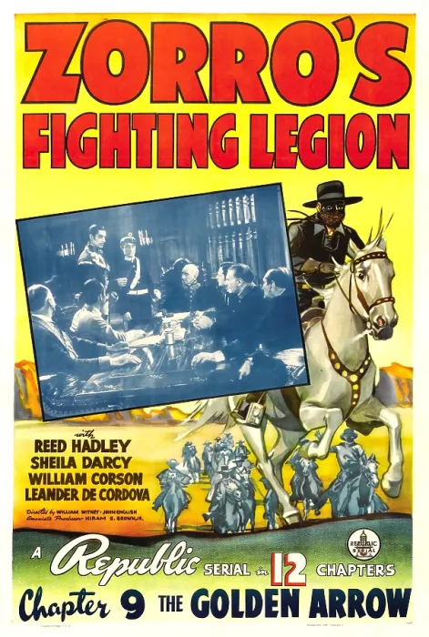Framed Print : ZORRO'S FIGHTING LEGION, Chapter 9: The Golden Arrow, 1939