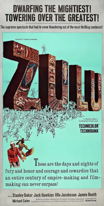 Framed Print : ZULU, US poster art, 1964