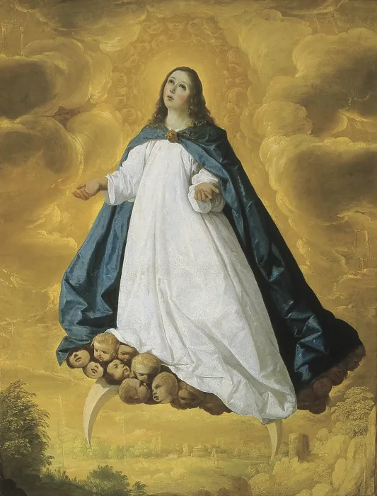Framed Print : ZURBARAN, Francisco de (1598-1664). Immaculate Conception. Baroque art. Oil on canvas. - P. Rotger / Iberfoto / Everett Collection (506401)**US SALES ONLY**