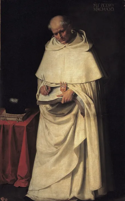 Framed Print : ZURBARAN, Francisco de (1598-1664). Brother Pedro Machado. 1633. Brother Pedro Machado'. Spanish School. 17th century. Painting. Canvas (193 x 122 cm). Baroque art Framed Print : ZURBARAN, Francisco de (1598-1664). Brother Pedro Machado. 1633. Brother Pedro Machado'. Spanish School. 17th century. Painting. Canvas (193 x 122 cm). Baroque art