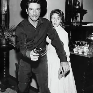 HAVE GUN-WILL TRAVEL, from left: Richard Boone, Norma Moore, The Reasonable Man, (Season 1, episode 118, aired January 11, 1958), 1957-1963