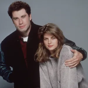 LOOK WHO'S TALKING, from left: John Travolta, Kirstie Alley, 1989