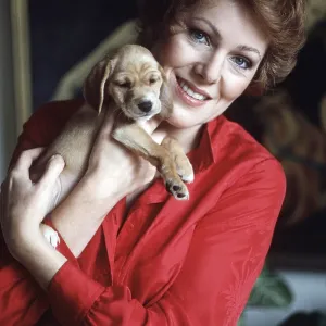 Lynn Redgrave, at home, 1980