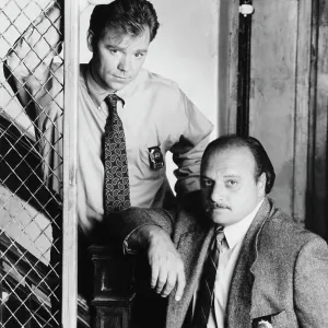 NYPD BLUE, from left, David Caruso, Dennis Franz, 1993-2005 (1993 photo)
