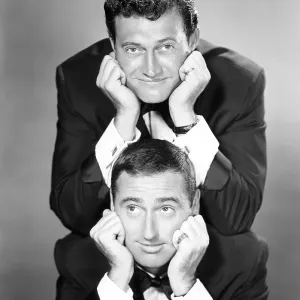 Rowan and Martin, (from top): Dan Rowan, Dick Martin, circa 1950s