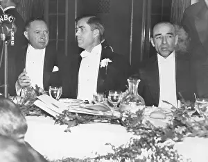 Tuxedos Prints: 10th Anniversary Dinner of the National Broadcasting Company at the Waldorf Astoria