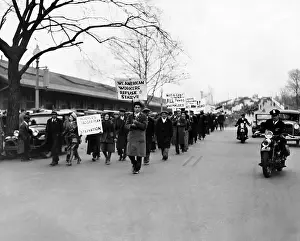 Protesters Prints: 1400 Hunger Marchers arrive in Washington