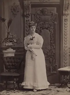 Writers Prints: 16-year-old Edith Newbold Jones (later Edith Wharton) wears a formal dress