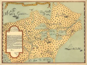 New World Prints: 1674 map of North American by Louis Joliet show the new discoveries of France and other European nations