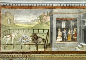 Building Exterior Prints: 16thC frescoes from Palazzo Besta