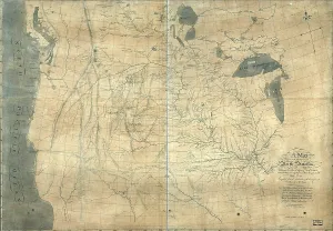 Louisiana Purchase Prints: 1805 Lewis and Clark map of part of the continent of North America compiled from informed travelers