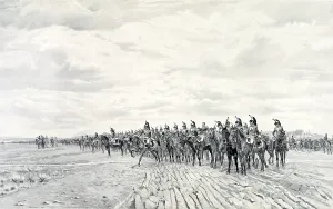 Academic Prints: 1805 NAPOLEON AT AUSTERLITZ, 1908 by Ernest Meissonier (1815-1891)