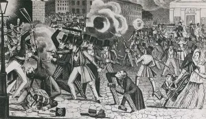 Nativists Prints: 1844 riots in greater Philadelphia provoked by the anti-Catholic political party