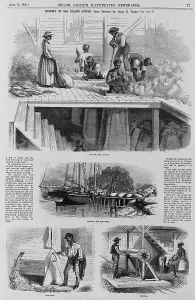 Ex Slaves Prints: 1869 illustration show ex-slaves