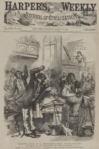 Drawings Prints: In 1874, Thomas Nast created this racist caricature of African American politicians emotionally debating in a southern