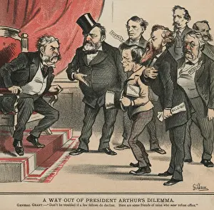 Corruption Prints: 1881 political cartoon. Ulysses S
