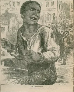 Riots Prints: An 1882 engraving entitled, THE FUGITIVE NEGRO