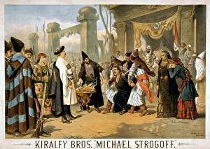 Jules Prints: 1882 Poster for MICHAEL STORGOFF; THE COURIER OF THE CZAR