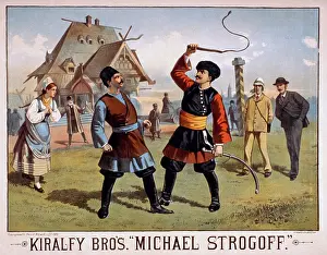 Jules Prints: 1882 Poster for MICHAEL STROGOFF; THE COURIER OF THE CZAR