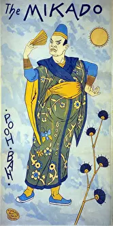 Images Dated 19th August 2008: 1885 Woodcut poster of Pooh-Bah
