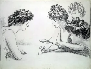 Images Dated 18th December 2007: 1903 drawing by Charles Dana Gibson (1867-1944)