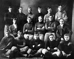 Kansas Prints: 1910 Abilene High School Football Team
