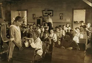 Oklahoma Prints: 1912 hygiene education in an Oklahoma school