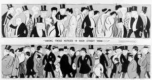 Producers Prints: 1915 caricatures of famous New Yorkers by Marius de Zayas