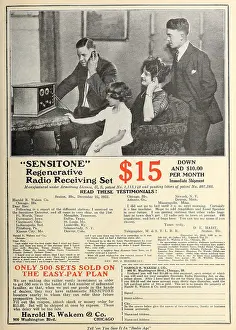 Advertisement Prints: 1922 advertisement in the magazine