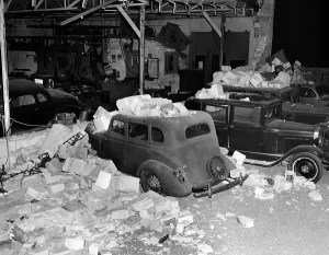 Earthquakes Prints: 1933 Longbeach Earthquake damage