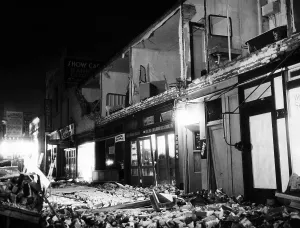 Earthquakes Prints: 1933 Longbeach Earthquake damage