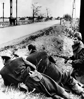 Revolts Prints: The 1956 Hungarian Uprising. Anti-Soviet rebels