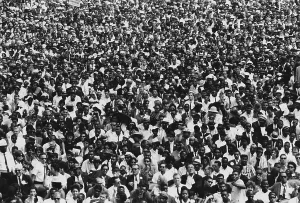 Images Dated 7th March 2012: 1963 March on Washington. Crowd of over 200