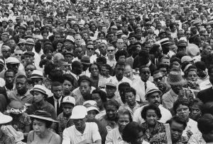Images Dated 7th March 2012: 1963 March on Washington-Faces of the crowd