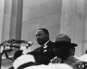 Sclc Prints: 1963 March on Washington. Martin Luther King delivering his I Have a Dream speech
