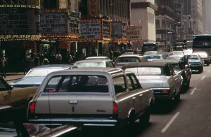 Times Square Prints: 1970s America. 42nd Street between 7th and 8th Avenues. Manhattan, New York City, ca. 1972