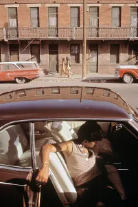 Ethnic Prints: 1970s America. A chicano teenager in the barrio area of El Paso, Texas ca. 1973